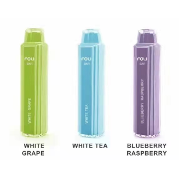 2400 Puffs Vape sekali pakai RGB Glow Colorful Foli